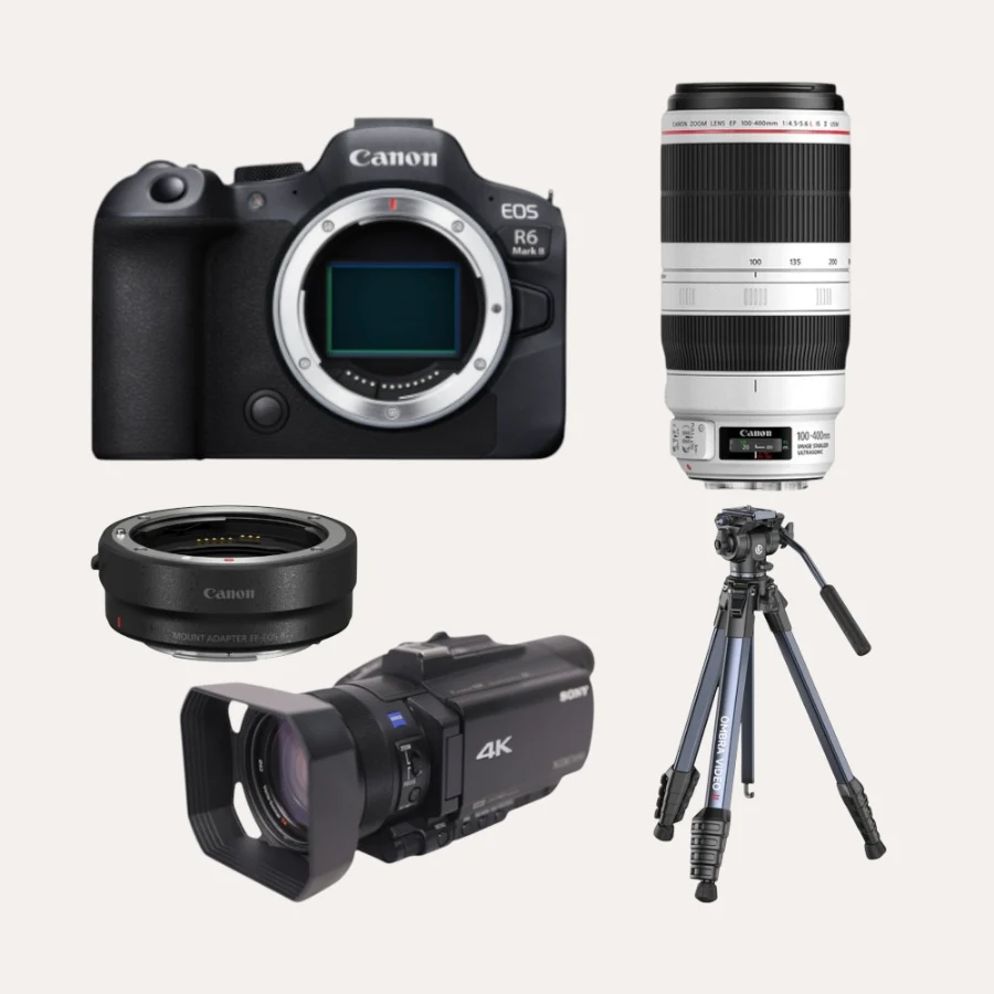 SET4. R6M2+어댑터+EF100-400II+Z90+OMBRA 2