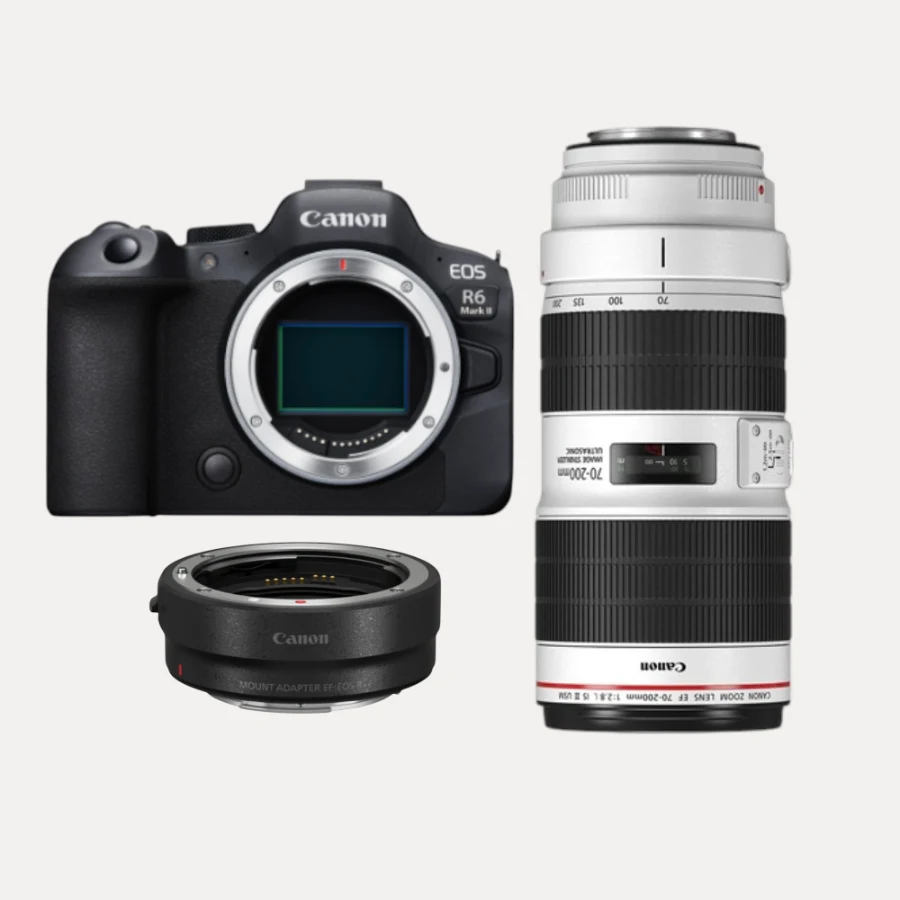 SET8. R6M2+어댑터+EF70-200mmIII
